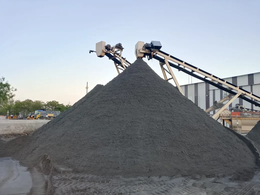 Conveyor Stockpiles Twilight