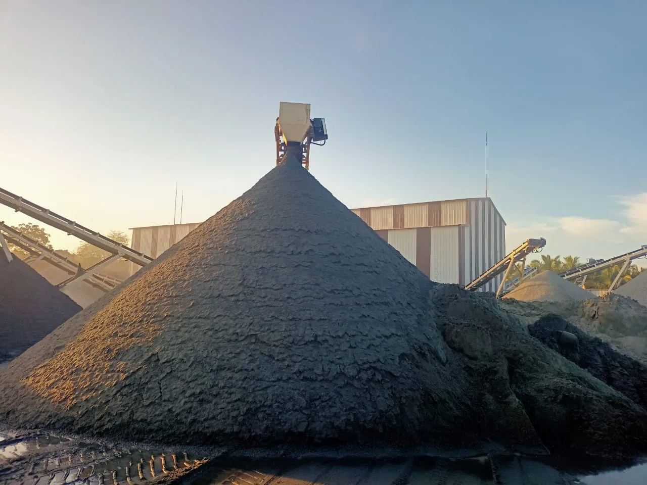 Stockpile Conveyor Golden Hour