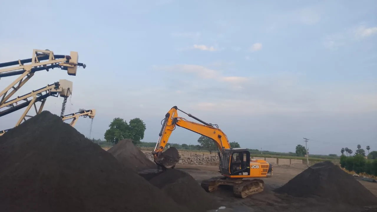 Tracked Excavator Working
