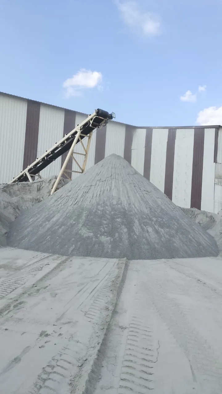 Washed Plastering Sand Stockpile